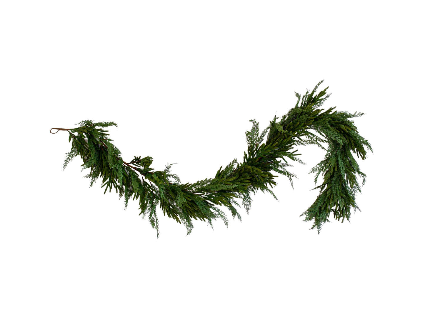 Real-Touch Faux Cypress Mixed Garland - 8ft