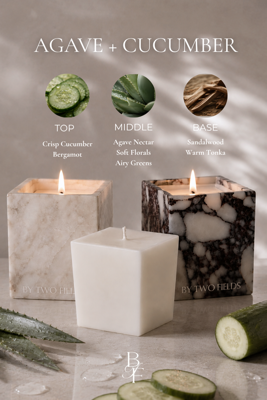 Agave & Cucumber- 9oz Candle Refill