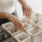 The Refillable Candle System - Viola Calacatta