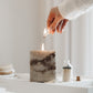 The Refillable Candle System - Viola Calacatta