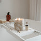 The Refillable Candle System -Light Calacatta
