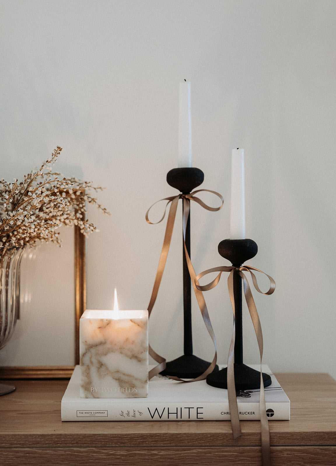The Refillable Candle System -Light Calacatta
