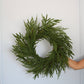 Real-Touch Faux Cypress Mixed Wreath - PRE-ORDER