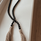 Black Wood Bead Garland